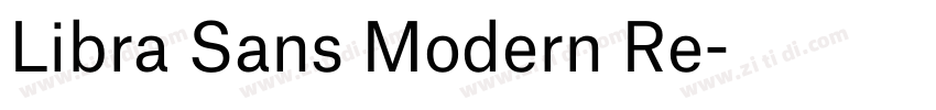Libra Sans Modern Re字体转换 Libra Sans Modern Re字体转换